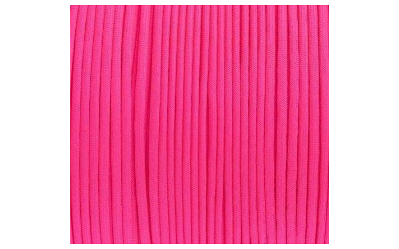 Pink neon 550 paracord 100'